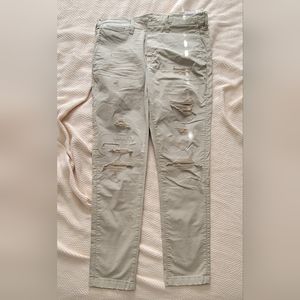 Slim lived-in khakis by American Eagle